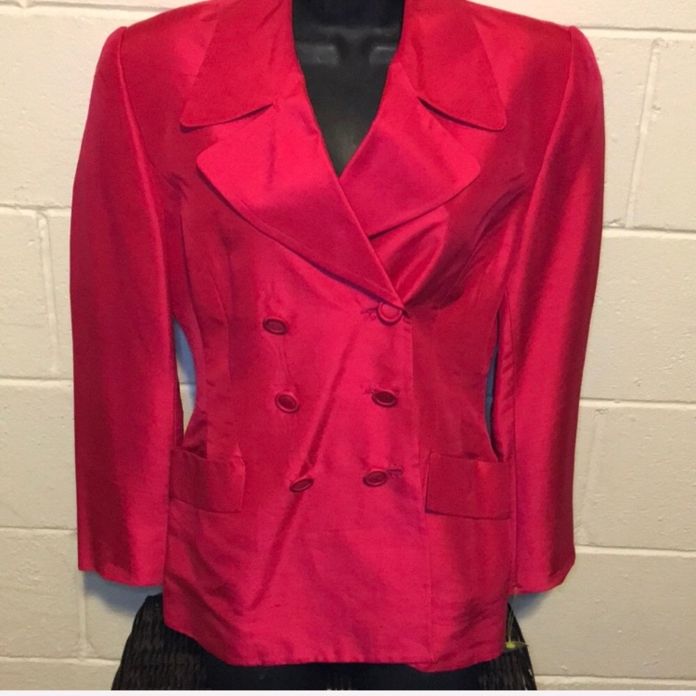 Vintage United Colors Of Benetton Red Blazer